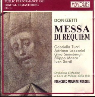 Messa Di Requiem Donizetti, Molinari Pradelli, Rai Milan