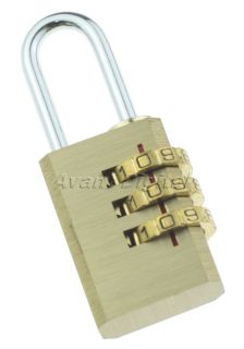 Mini 3 Digits Number Lock Combination Password Padlock