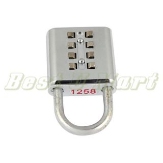 digit push button combination password lock padlock