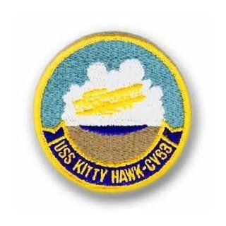 USS KITTY HAWK CV 63 3 PATCH    Automotive