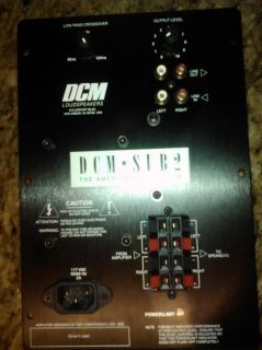 DCM Home Theater Subwoofer Plate Amplifier Sub 2