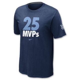 Nike MLB Tampa Bay Rays Mens Tee Shirt Navy