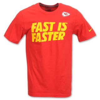 Nike Kansas City Chiefs NFL Fast is Faster Mens Tee Shirt