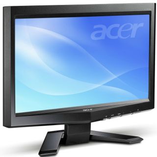 Acer x X163W 15 6 LCD Monitor Black Perfect Condition