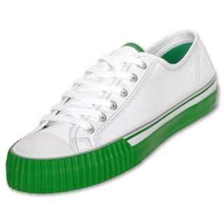 PF Flyers Mens Center Low Casual Shoe White/Green