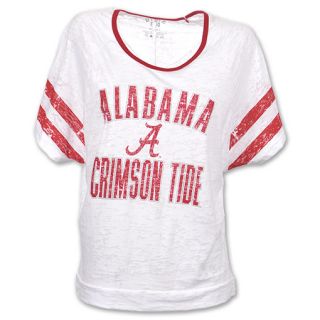 Alabama Crismson Tide Burn Batwing NCAA Womens Tee Shirt