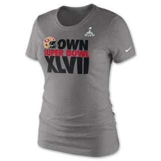 Womens Nike San Francisco 49ers NFL Own Super Bowl XLVII Tee Shirt