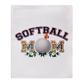 Stadium Throw Blanket Softball Mom With Ivy Everything