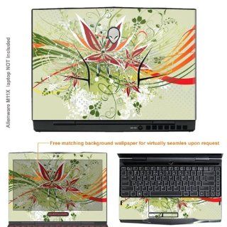 Protective Decal Skin Sticker for Alienware M11X case