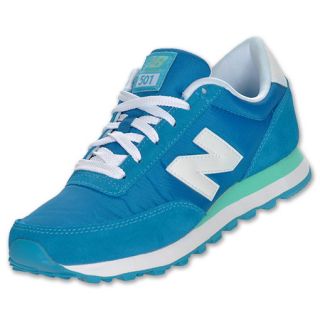 New Balance 501 Womens Casual Shoes Blue/White