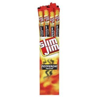 Slim Jim Giant Slim Pepperoni, .97 oz, 24 ct: Grocery
