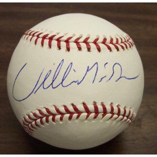 Willie McGee Autographed Baseball