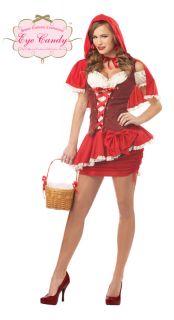 Hot Sexy Eye Candy Red Riding Hood Adult Costume 00997