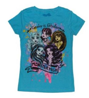 Monster High Freaky Fabulous Girls T shirt: Clothing