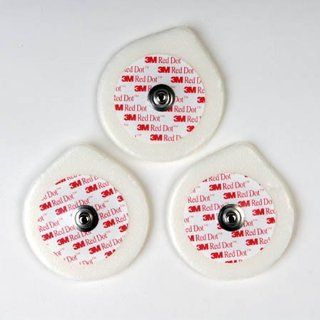 3M Red Dot Foam Monitoring Electrodes   With abrader, 5
