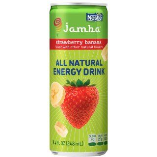 Jamba Juice Energy Drink, Strawberry Banana, 8.4 oz 