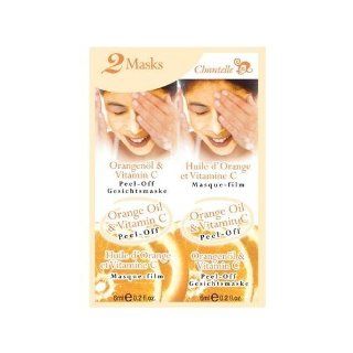 Chantelle Orange Oil & Vitamin C Peel Off Face Masques 2 x