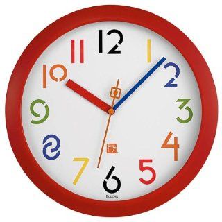 Bulova 11 Frank Lloyd Wright Red Clock   C3331 Home