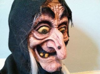 Horror Mask Nightowl Witch Halloween Bust