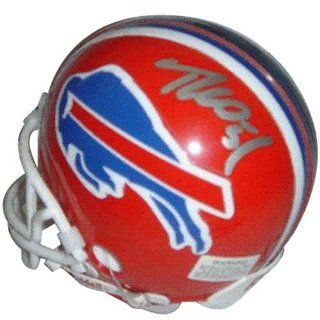 Takeo Spikes Autographed Buffalo Bills Mini Helmet