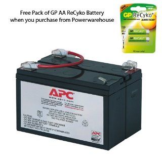APC PCNET Battery 6V, 12Ah   Genuine APC RBC3 Cartridge #3
