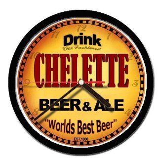 CHELETTE beer and ale cerveza wall clock: Everything Else