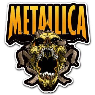 Metallica Skull Heavy Metal Band Car Bumper Sticker Decal
