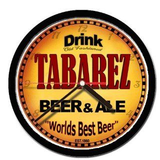 TABAREZ beer and ale cerveza wall clock 