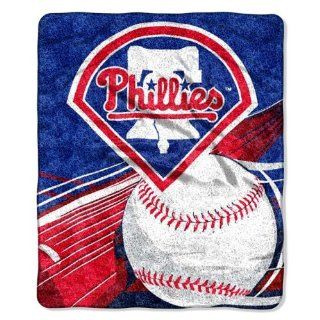 Philadelphia Phillies Plush Fleece Raschel SHERPA Blanket