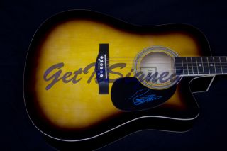 Randy Houser Autographed Acoustic Guitar Hand Signed Autograph