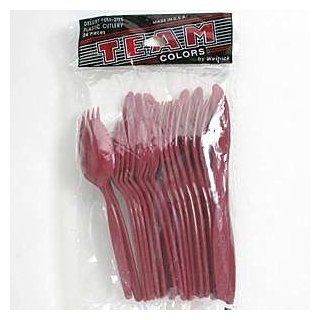 Texas Tech Red Raiders Plastic Cutlery, 24 pieces Office