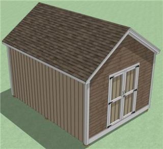 12x16 Shed Plans  How To Build Guide   Step By Step   Garden / Utility