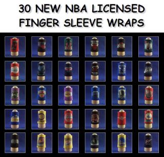 30 Different New NBA Basketball Teams Finger Sleeve Wrap Bands You