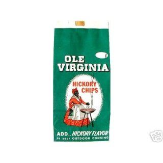 Vintage Ole Virginia Hickory Chip Mammy Bag Black