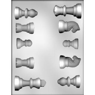 CK Products Chess Pieces Chocolate Mold: Kitchen & Dining