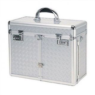 Beauty Case with 2 Extendable Trays & Lid Brush Or Pencil