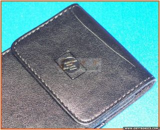 HP 17BII 17BII 10BII Leather Pouch w Magnetic Button