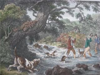 Samuel Howitt H C Sporting Print Otter Hunting 1812