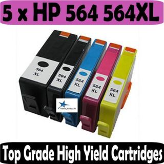 HP 564XL Ink Cartridges Set for Photosmart B010A B010B B109A B109N