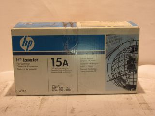 Genuine HP 15A C7115A Laser Toner Cartridge New in Box HP LaserJet