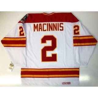 Al Macinnis Calgary Flames 89 Cup Vintage Ccm Jersey