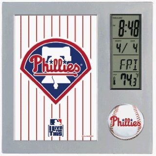 Philadelphia Philies Desk Clock and Picture Frame Sports