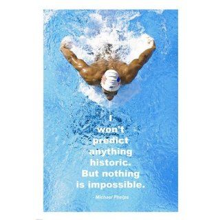 Historic Swimming Quote Poster (16.50 x 24.00): Home