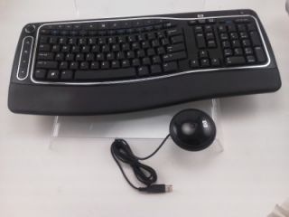 HP Wireless Comfort Desktop Keyboard KBRF1251 BF42