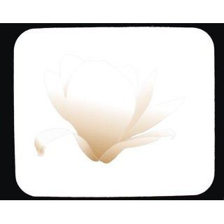 Custom mouse pad with artwork: magnolia white: Office