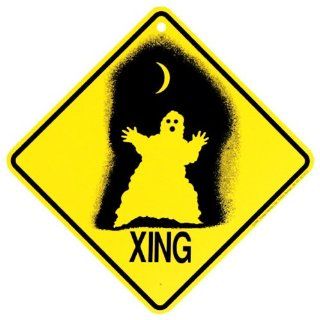 Ghost Xing caution Crossing Sign halloween Gift: Home