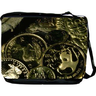 Rikki KnightTM Gold Coins Design Design Messenger Bag