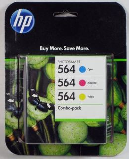genuine HP PhotoSmart combo cartridge 564 Tri COLOR CD994FN #140 ink