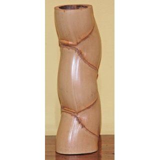 MN1218 Bamboo Tortoise shell Vase, Contemporary, China