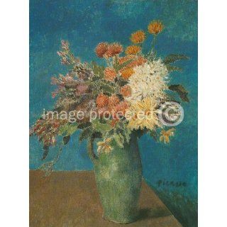 Artist Pablo Picasso Poster Print of Painting Vase of